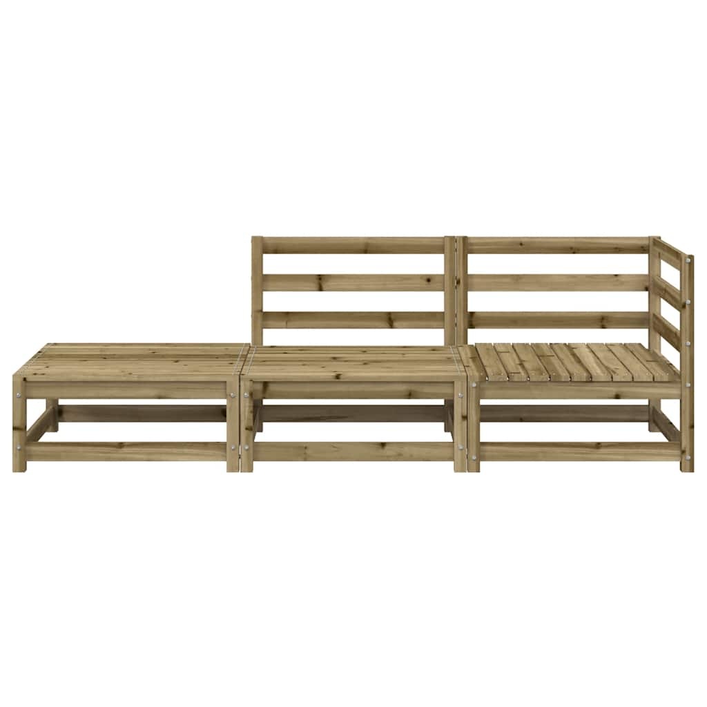 Tuinbank Set Grenenhout + Voetenbank - 35% Korting!