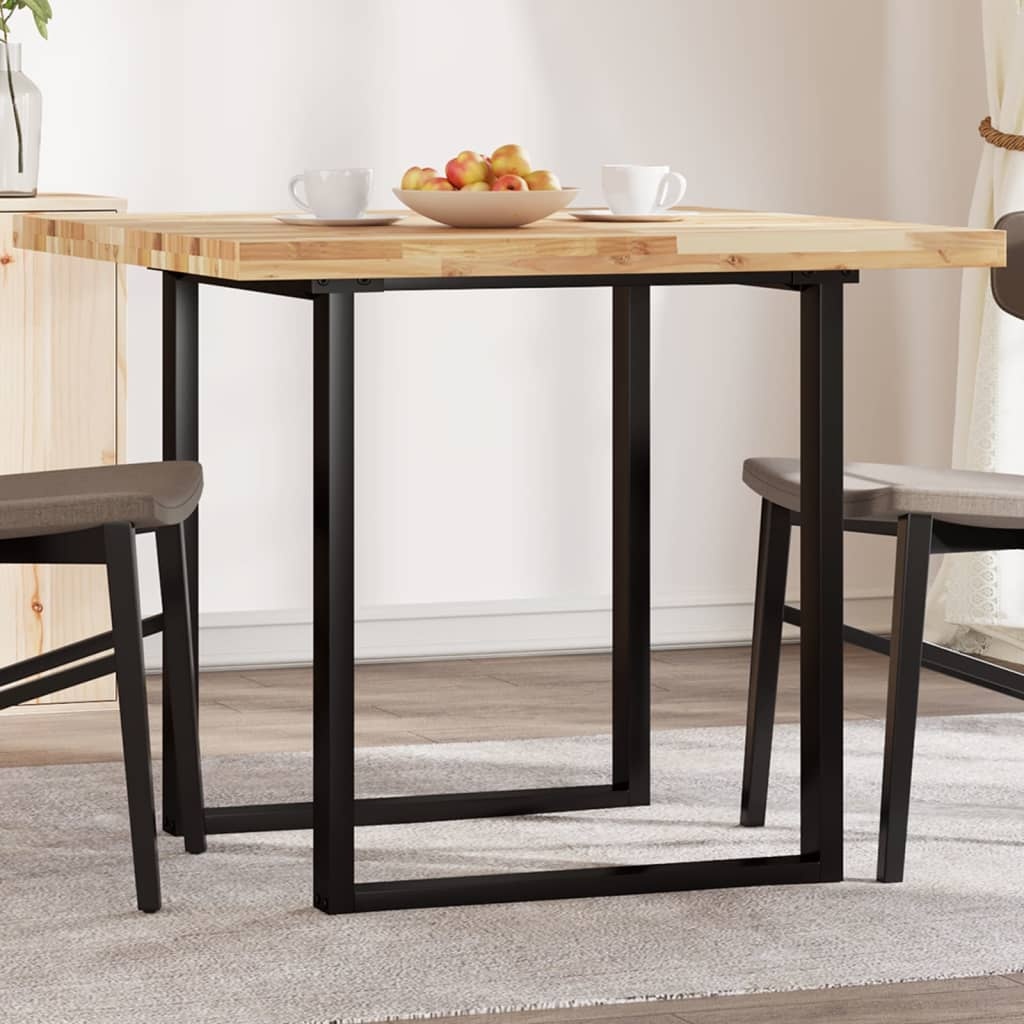 Vierkant Acacia Tafelblad 90x90cm - 53% Korting! Zo Goed Als Nieuw