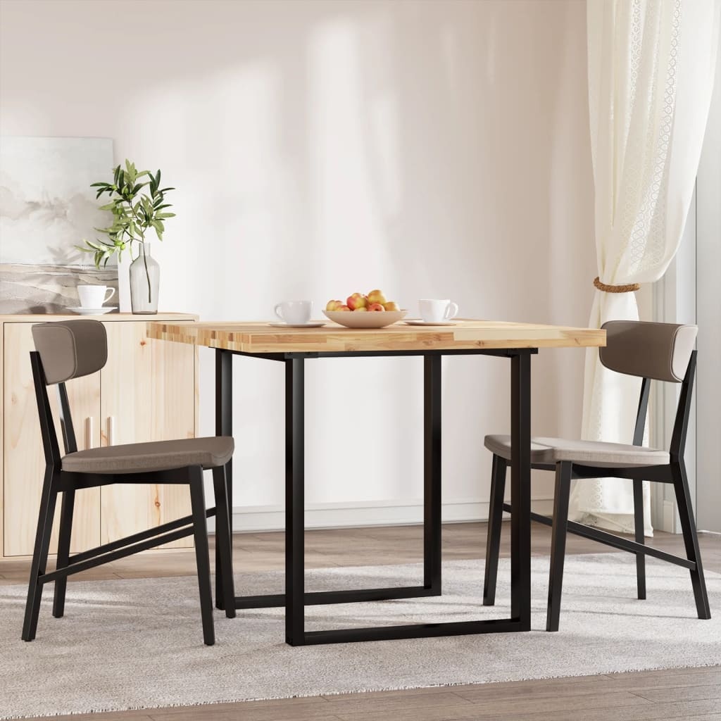 Vierkant Acacia Tafelblad 90x90cm - 53% Korting! Zo Goed Als Nieuw