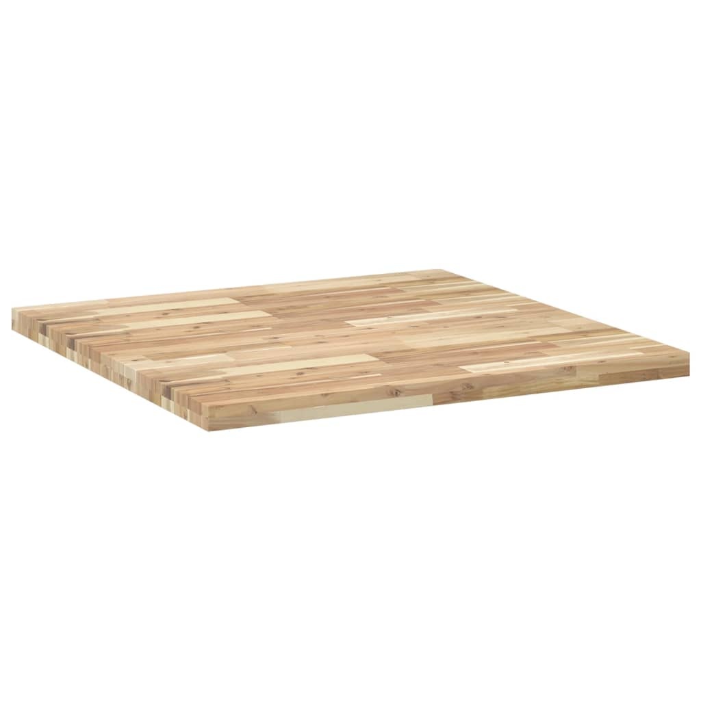 Vierkant Acacia Tafelblad 90x90cm - 53% Korting! Zo Goed Als Nieuw