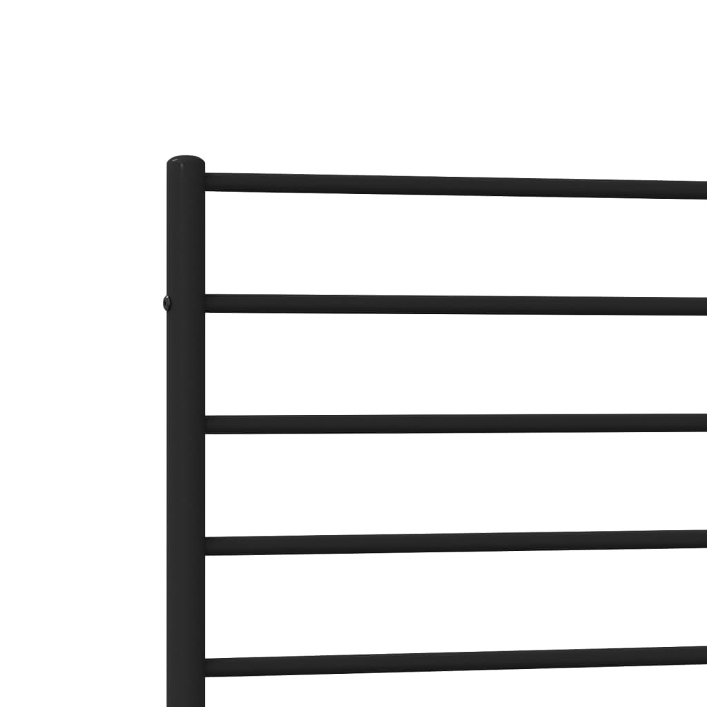 vidaXL Bedframe 90x200 Zwart Metaal - 35% Korting!