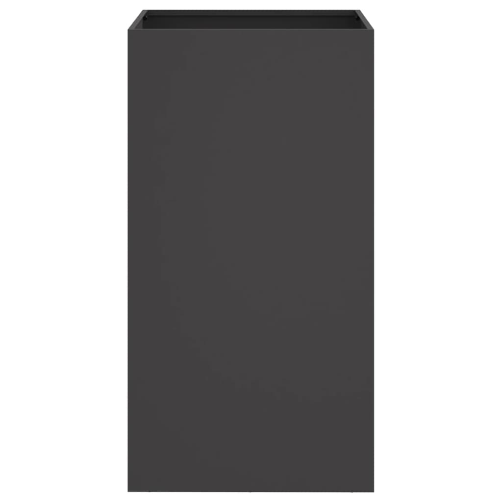 VidaXL Plantenbak Staal Zwart 42x38x75cm - 47% Korting!