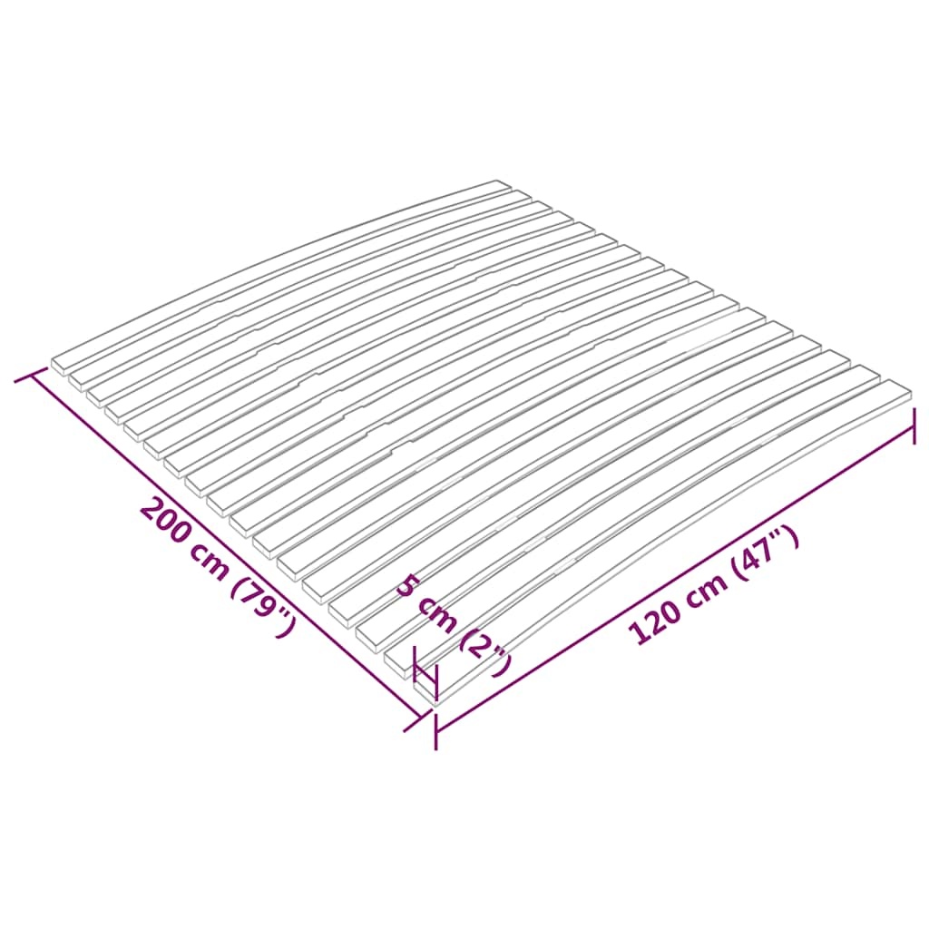 vidaXL Lattenbodem 120x200 cm - 35% Korting!