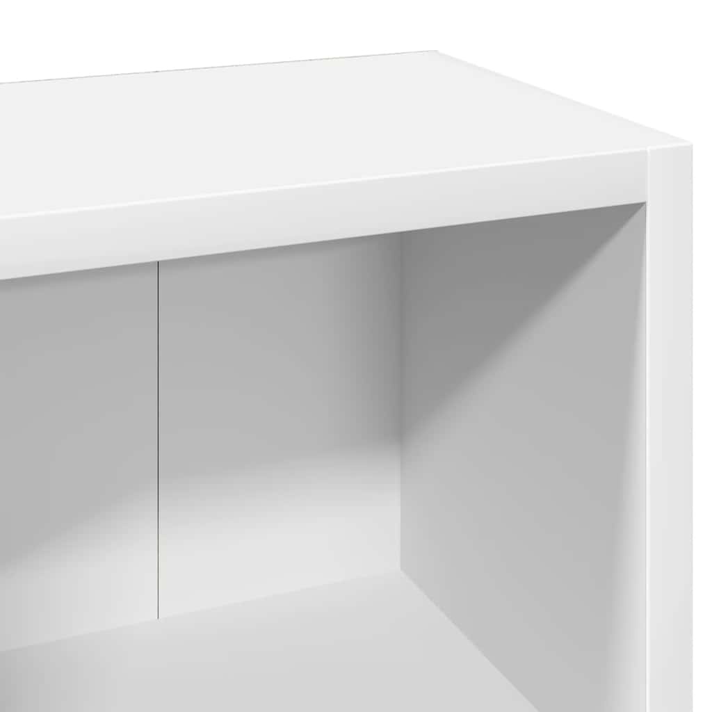 VidaXL CD-Kasten Wit Hout (2 stuks) - 35% Korting!
