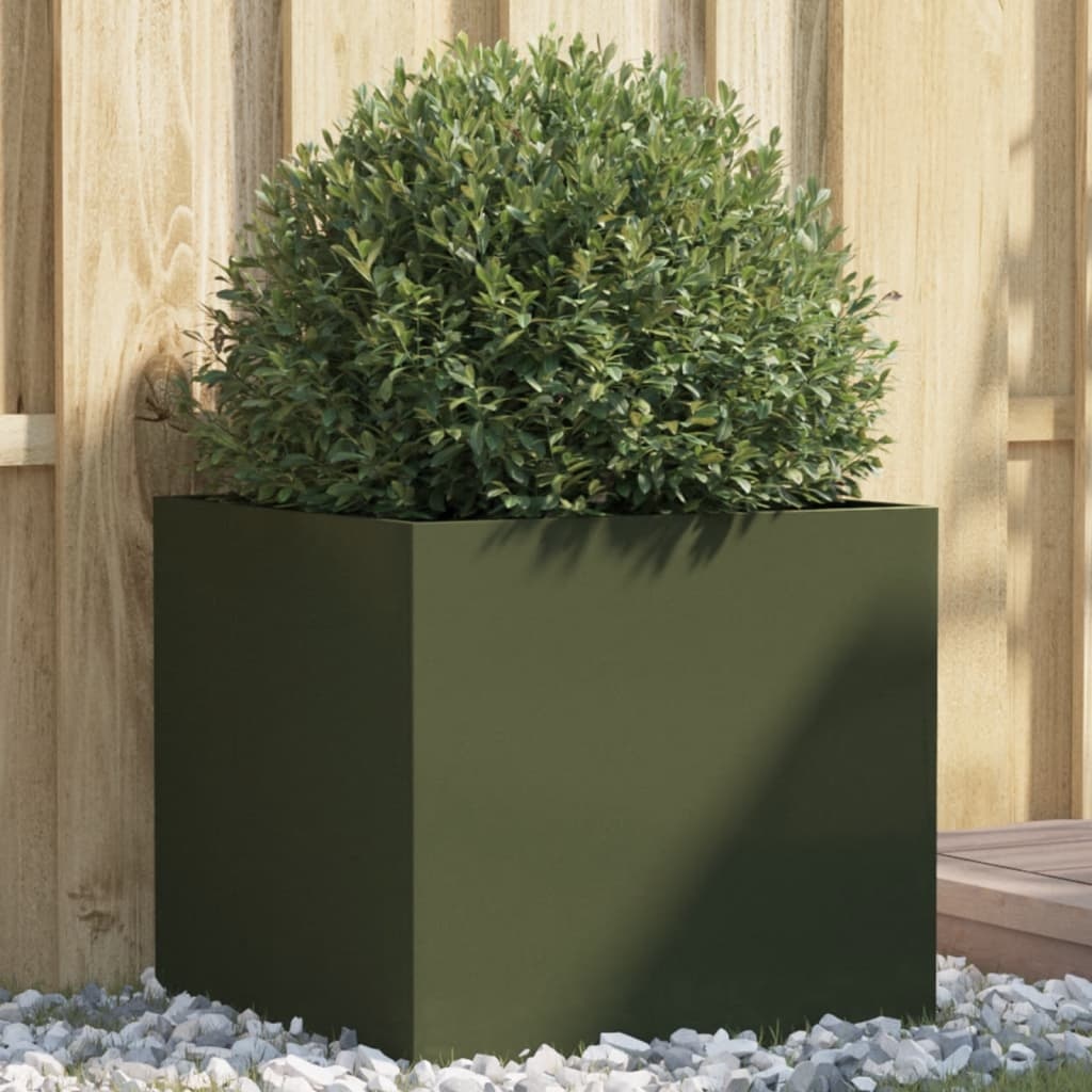 vidaXL Plantenbak Olijfgroen 49cm - 35% Korting!