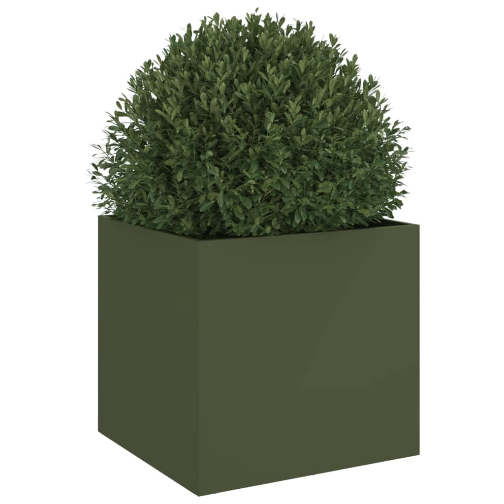 vidaXL Plantenbak Olijfgroen 49cm - 35% Korting!