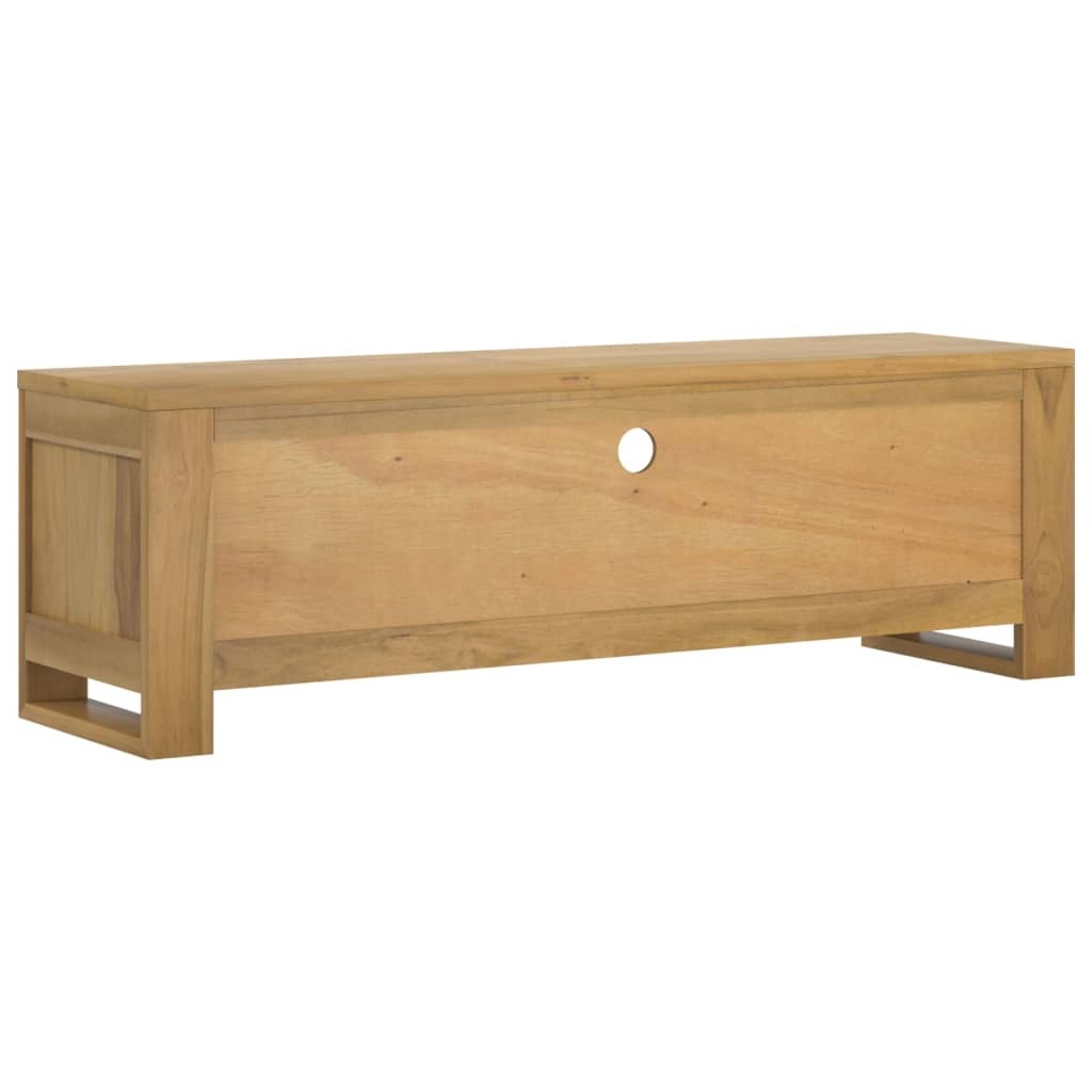 VidaXL TV-meubel Teakhout 110cm - 35% Korting! Zo goed als nieuw
