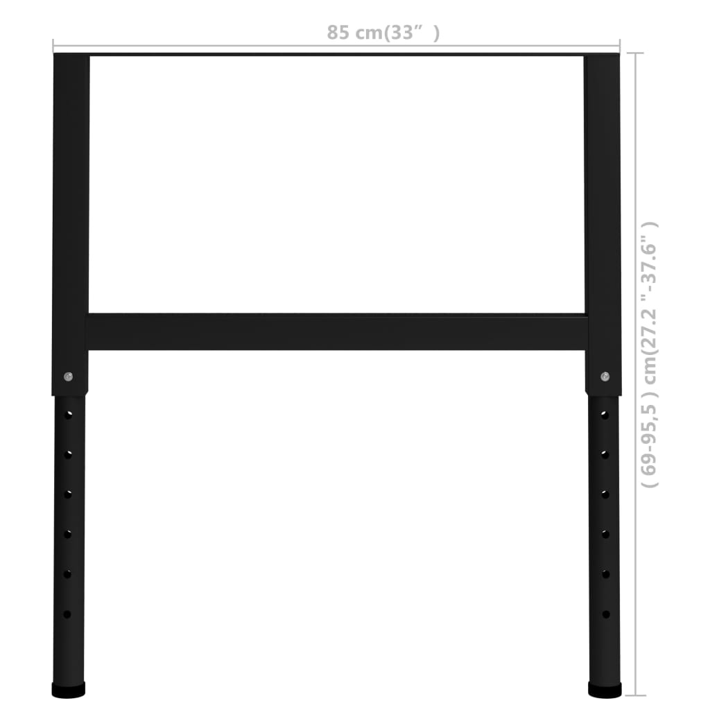 Werkbankframes (2 st) Verstelbaar - 35% Korting!