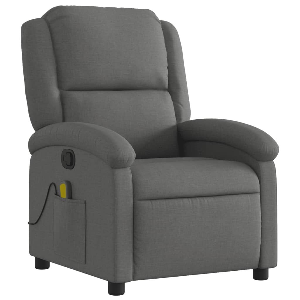 vidaXL Massagestoel Donkergrijs - 51% Korting!