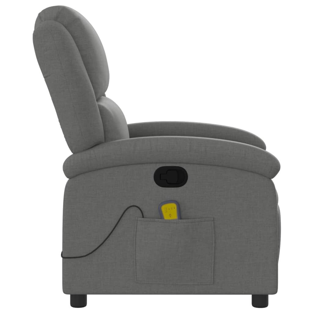 vidaXL Massagestoel Donkergrijs - 51% Korting!