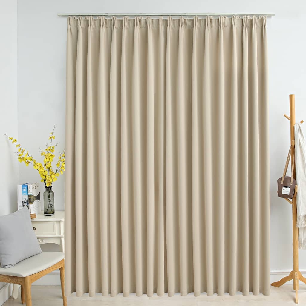 VidaXL Verduisterend Gordijn 290x245 Beige - 35% Korting!