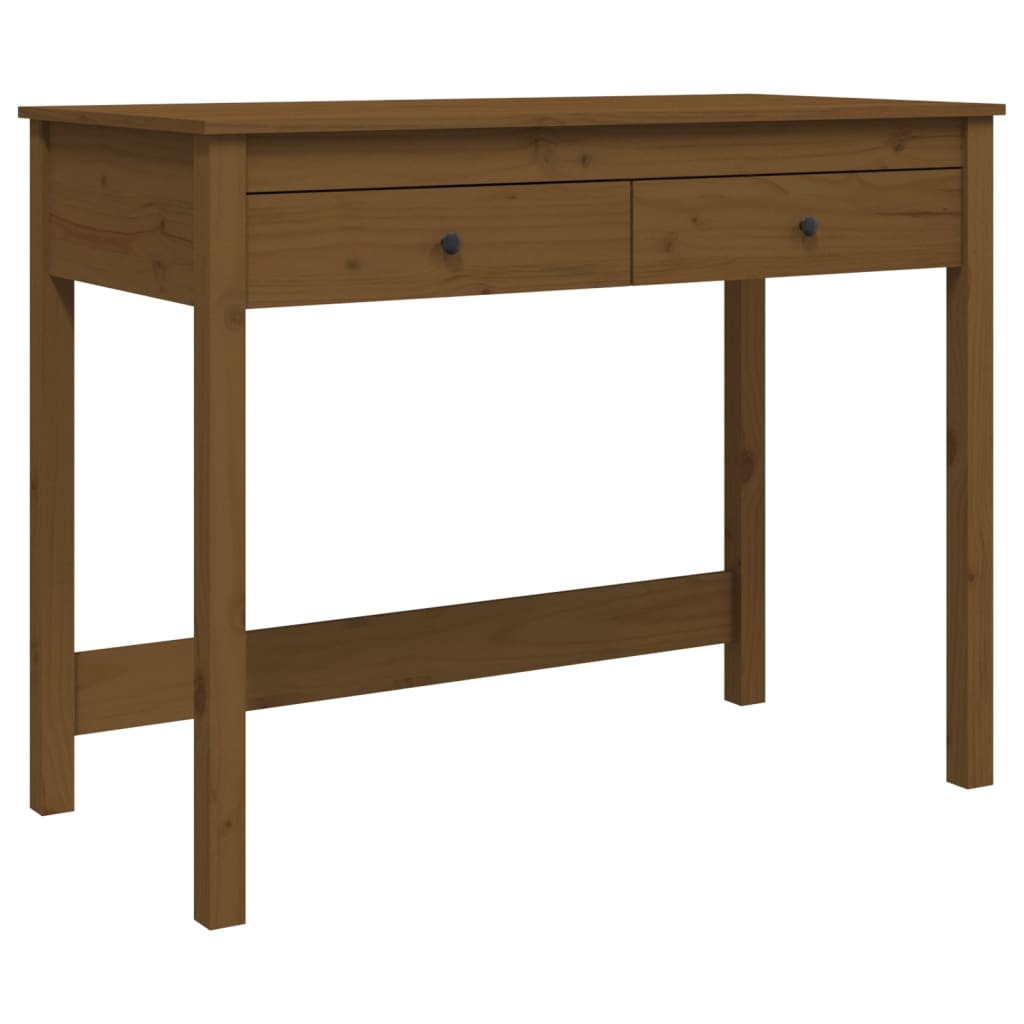 Bureau Grenenhout Honingbruin 100cm - 35% Korting!