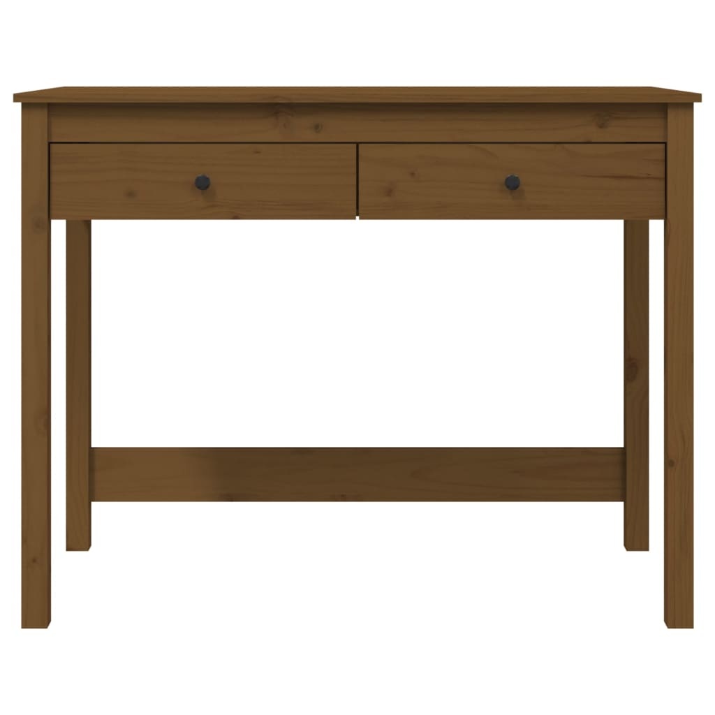 Bureau Grenenhout Honingbruin 100cm - 35% Korting!