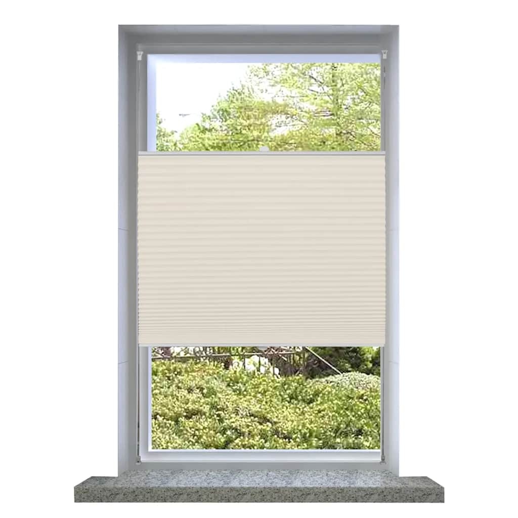 Plisséjaloezie Crème 100x200cm - 35% Korting!