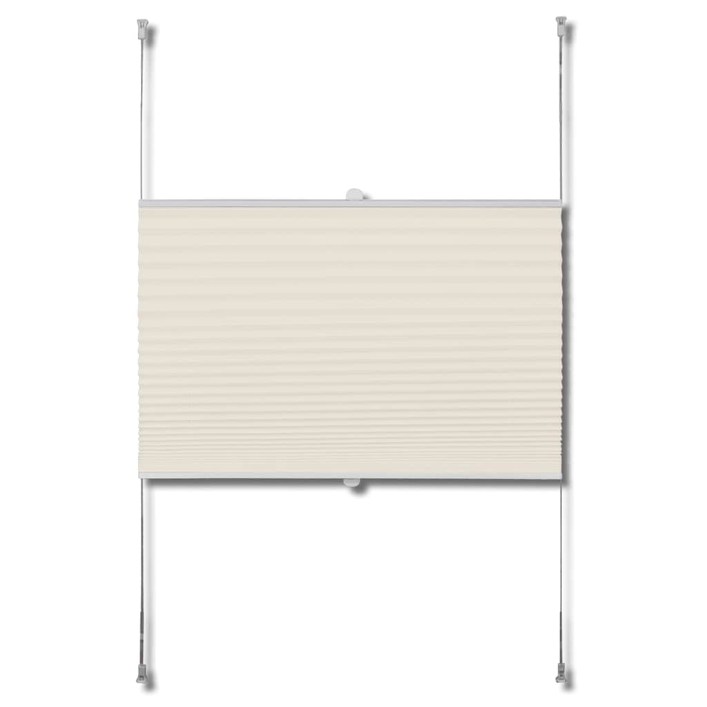 Plisséjaloezie Crème 100x200cm - 35% Korting!