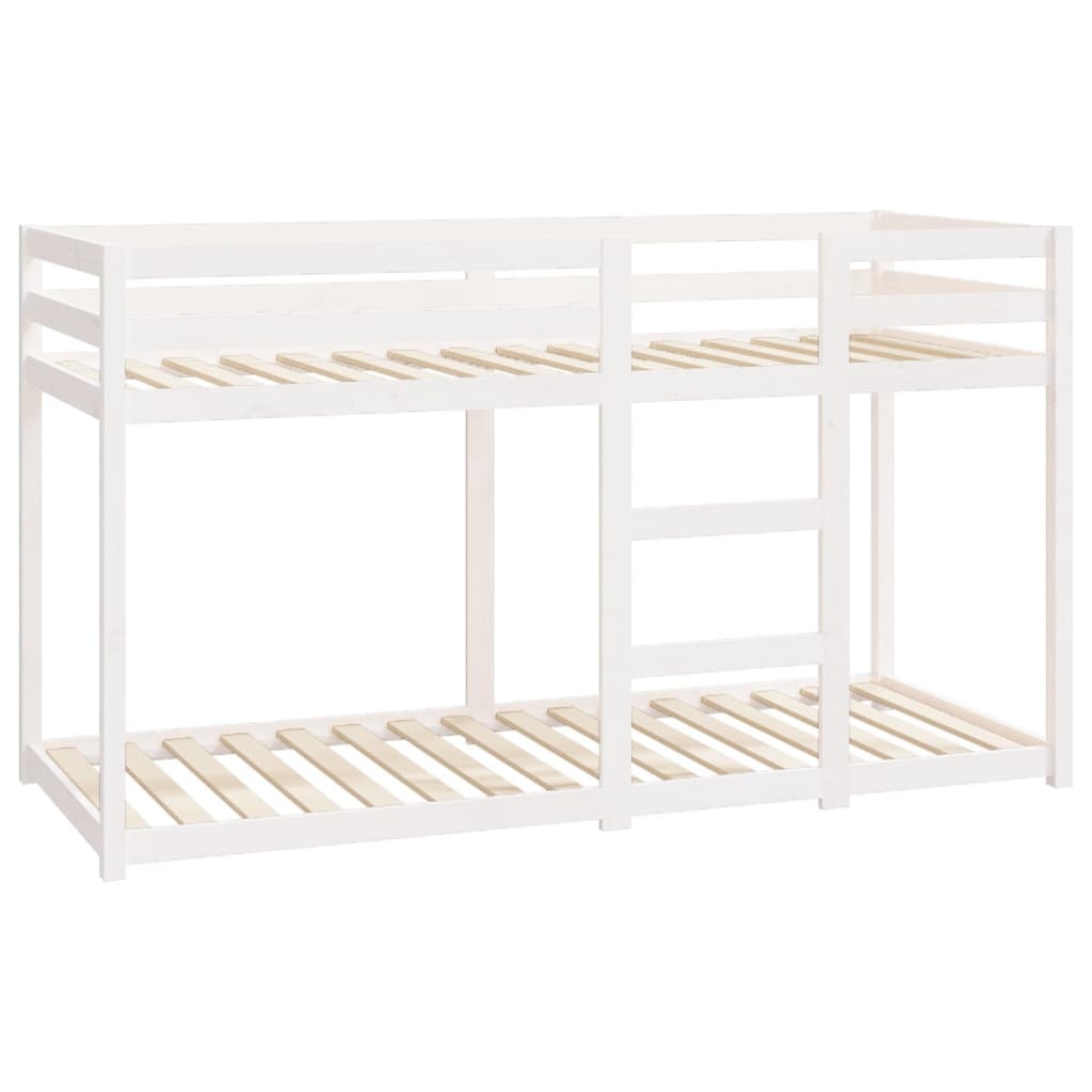 vidaXL Stapelbed 75x190 Grenenhout Wit -35% Korting!