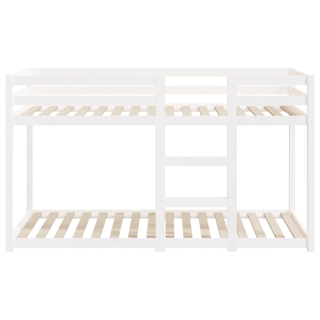 vidaXL Stapelbed 75x190 Grenenhout Wit -35% Korting!