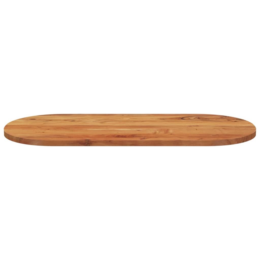 Ovaal Acacia Tafelblad 110x50cm - 35% Korting! Zo Goed Als Nieuw