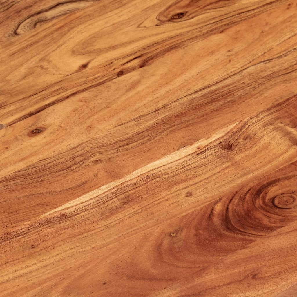 Ovaal Acacia Tafelblad 110x50cm - 35% Korting! Zo Goed Als Nieuw