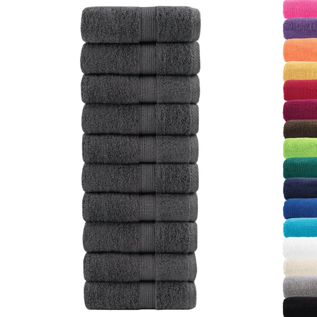 vidaXL Gastendoekjes 50 stuks Antraciet -35% Korting!