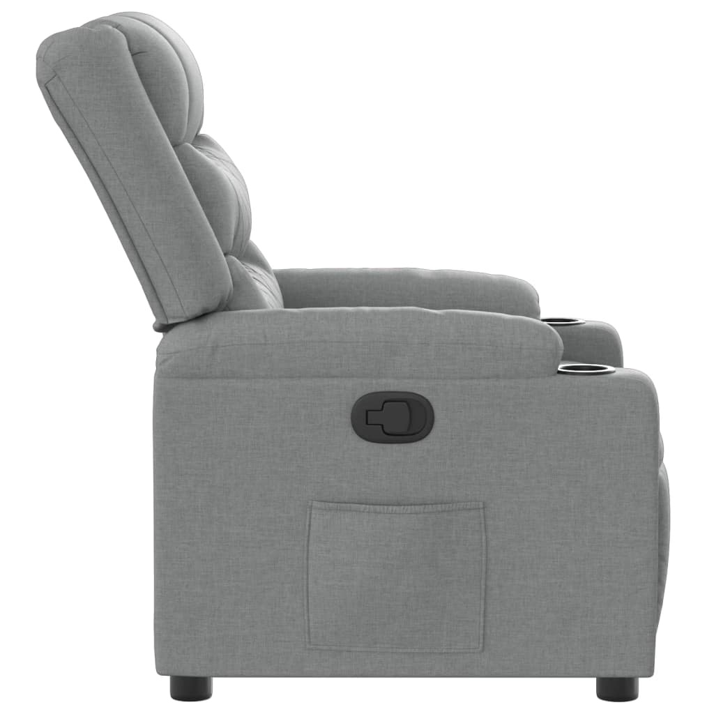 VidaXL Verstelbare Fauteuil Lichtgrijs - 35% Korting!