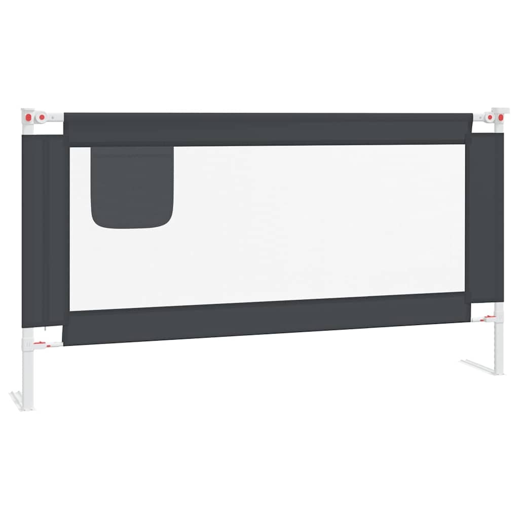 vidaXL Bedhekje Peutertijd - 160cm Donkergrijs - 35% Korting!