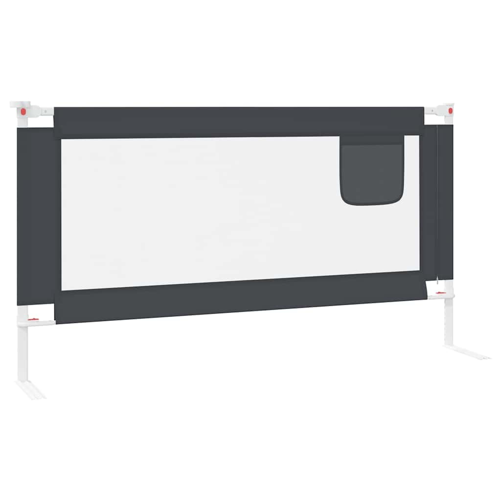 vidaXL Bedhekje Peutertijd - 160cm Donkergrijs - 35% Korting!