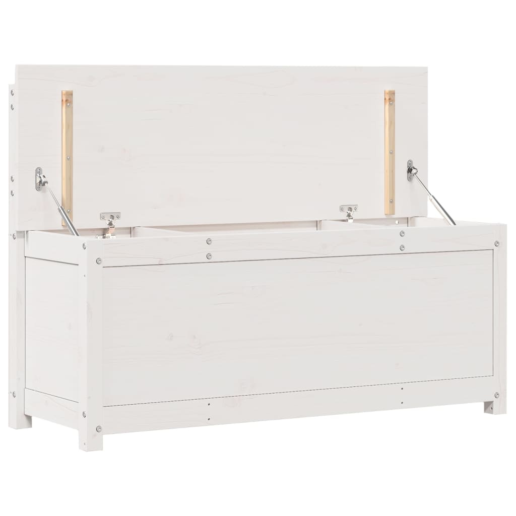 vidaXL Bankje Grenenhout Wit - 110cm - 35% Korting!