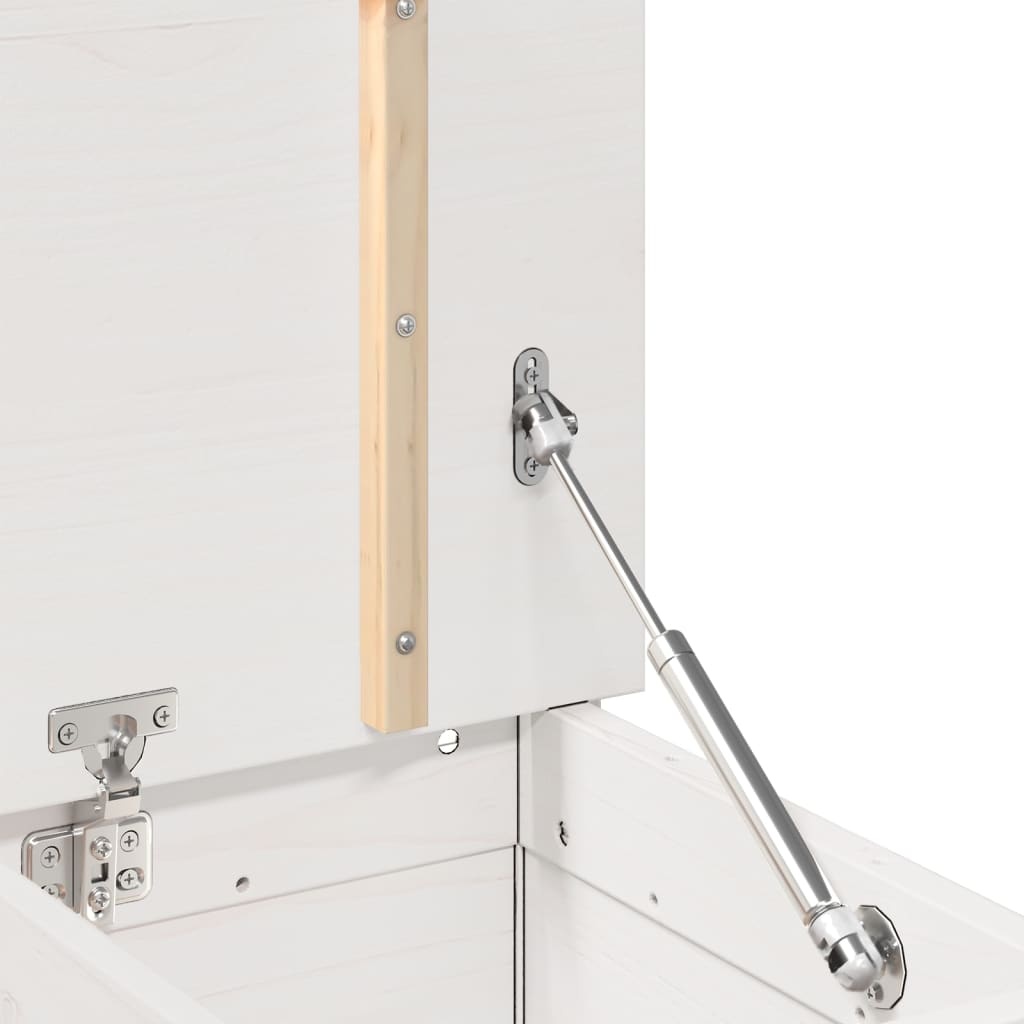 vidaXL Bankje Grenenhout Wit - 110cm - 35% Korting!