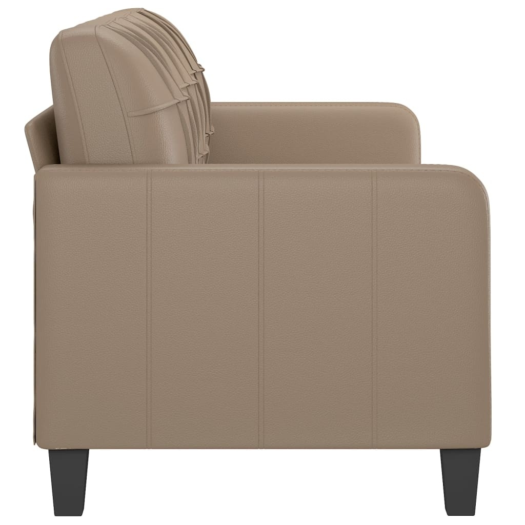 vidaXL Driezitsbank Cappuccino - Zo Goed Als Nieuw! 35% Korting