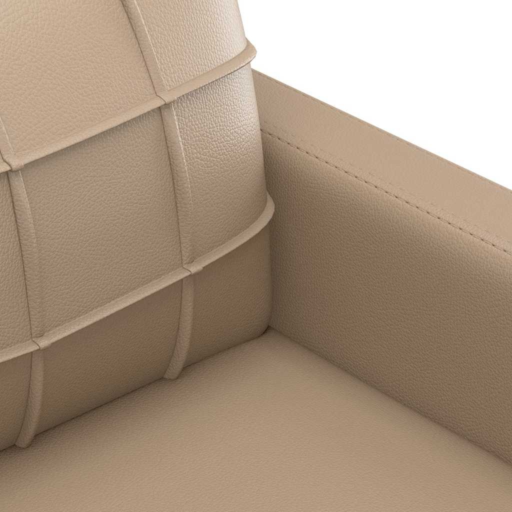 vidaXL Driezitsbank Cappuccino - Zo Goed Als Nieuw! 35% Korting