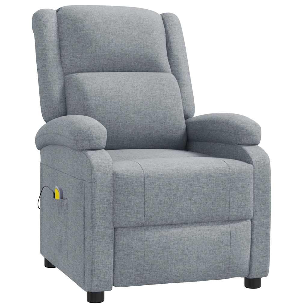 vidaXL Massagestoel Lichtgrijs - 35% Korting! Retourdeal