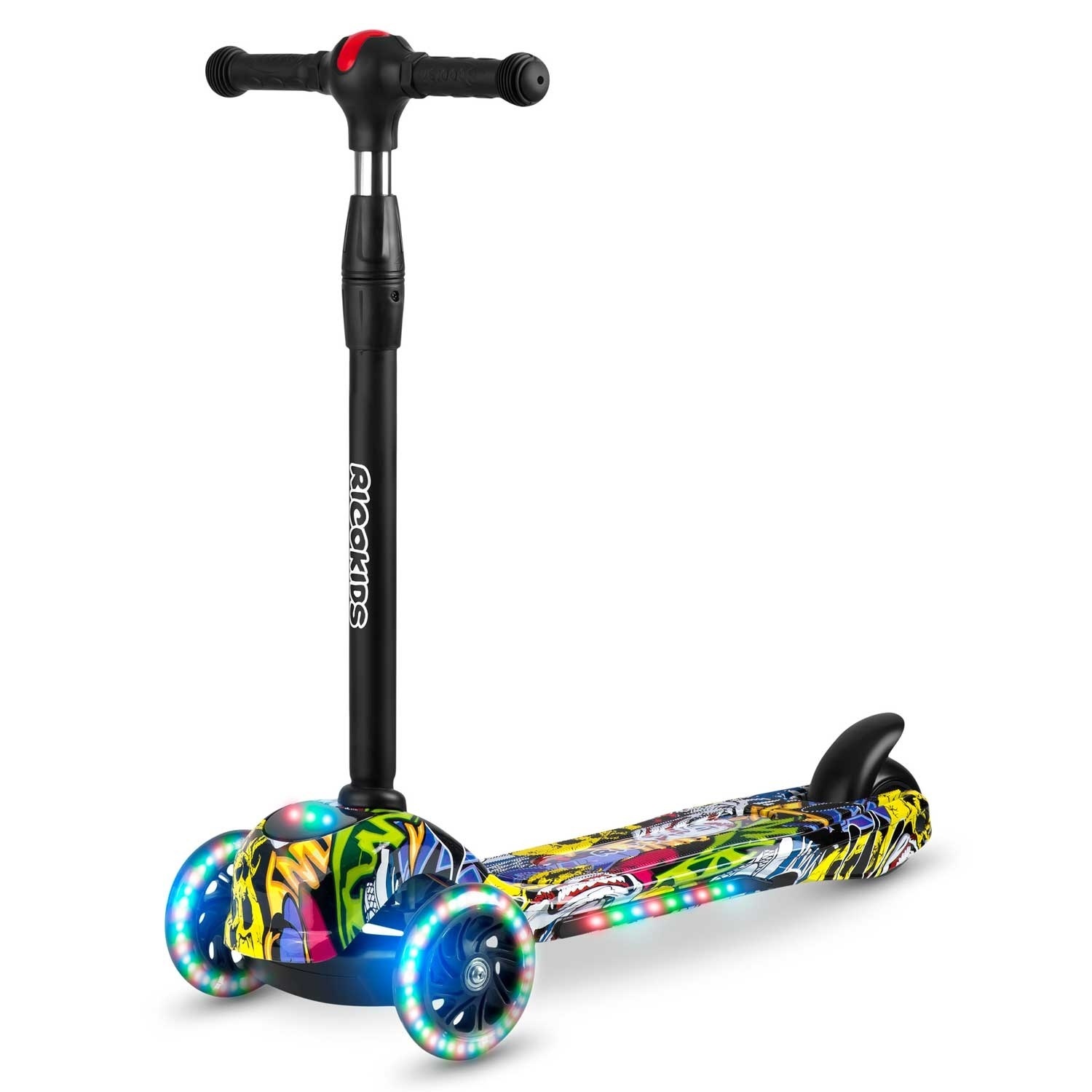 Step 3 Wielen LED (Defect) - Zwart Graffiti - 50% Korting!