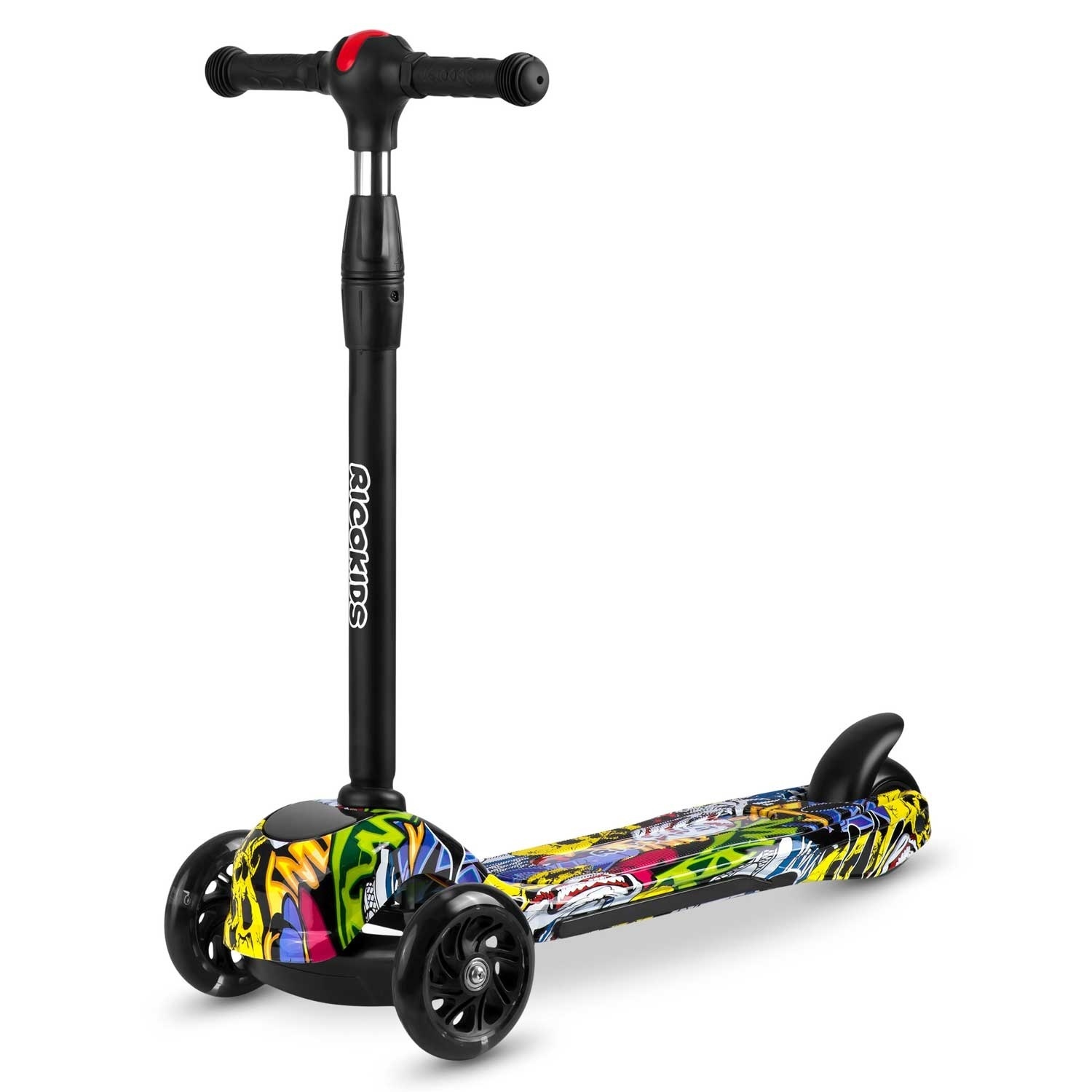 Step 3 Wielen LED (Defect) - Zwart Graffiti - 50% Korting!