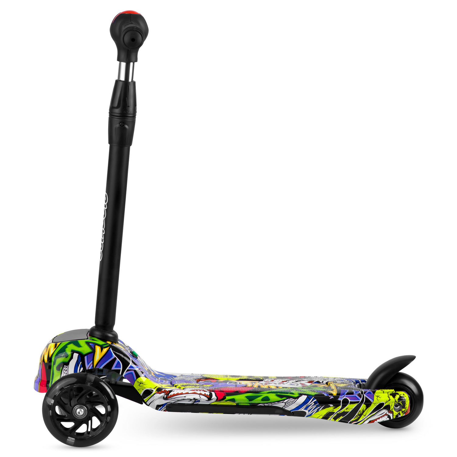 Step 3 Wielen LED (Defect) - Zwart Graffiti - 50% Korting!
