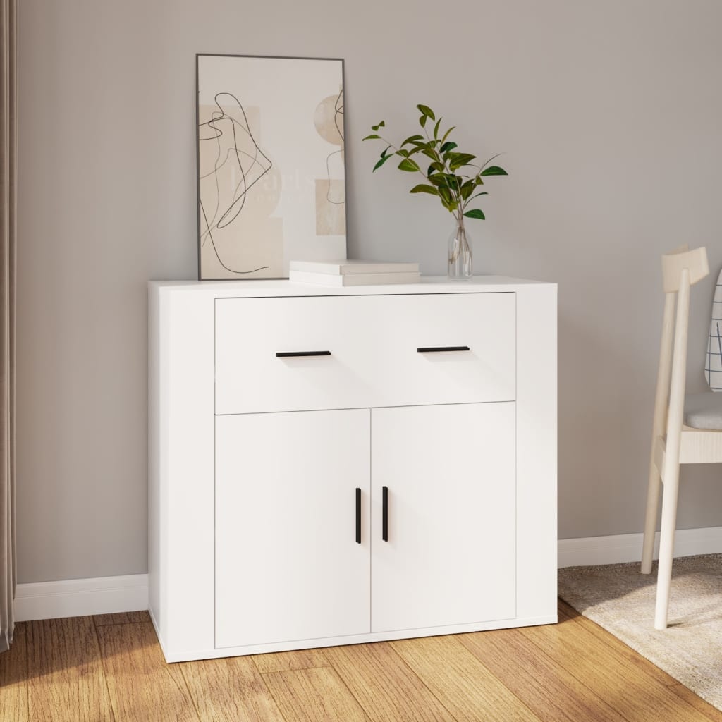 vidaXL Dressoir Wit 80cm - Zo Goed Als Nieuw! 47% Korting