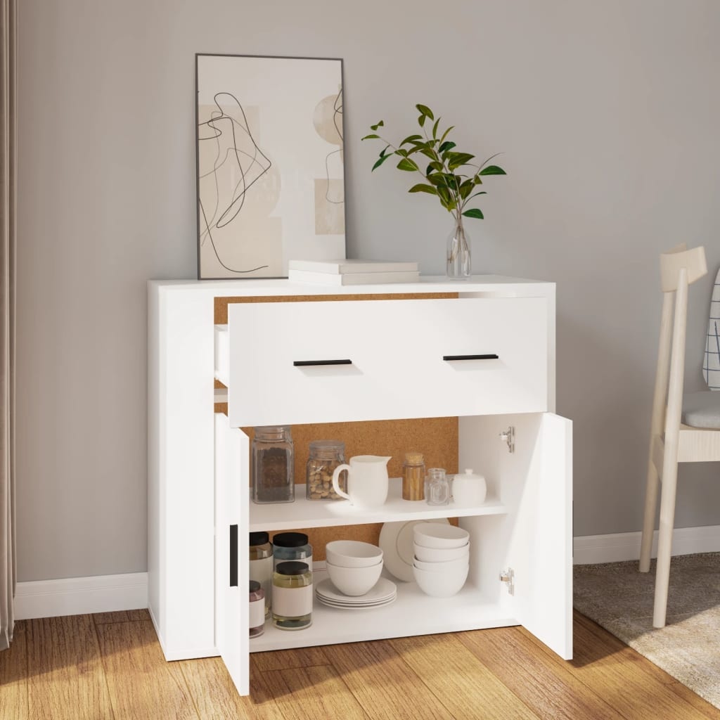 vidaXL Dressoir Wit 80cm - Zo Goed Als Nieuw! 47% Korting