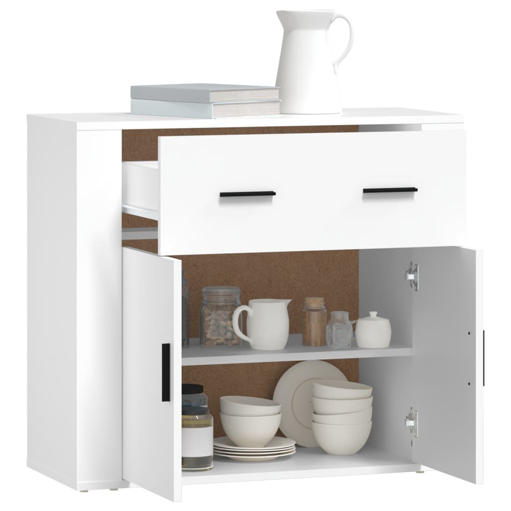 vidaXL Dressoir Wit 80cm - Zo Goed Als Nieuw! 47% Korting