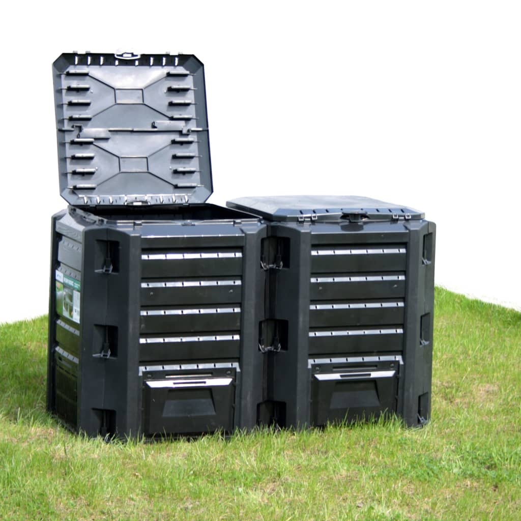 Compostbak 380L Zwart - Nu 35% Korting! Topdeal!