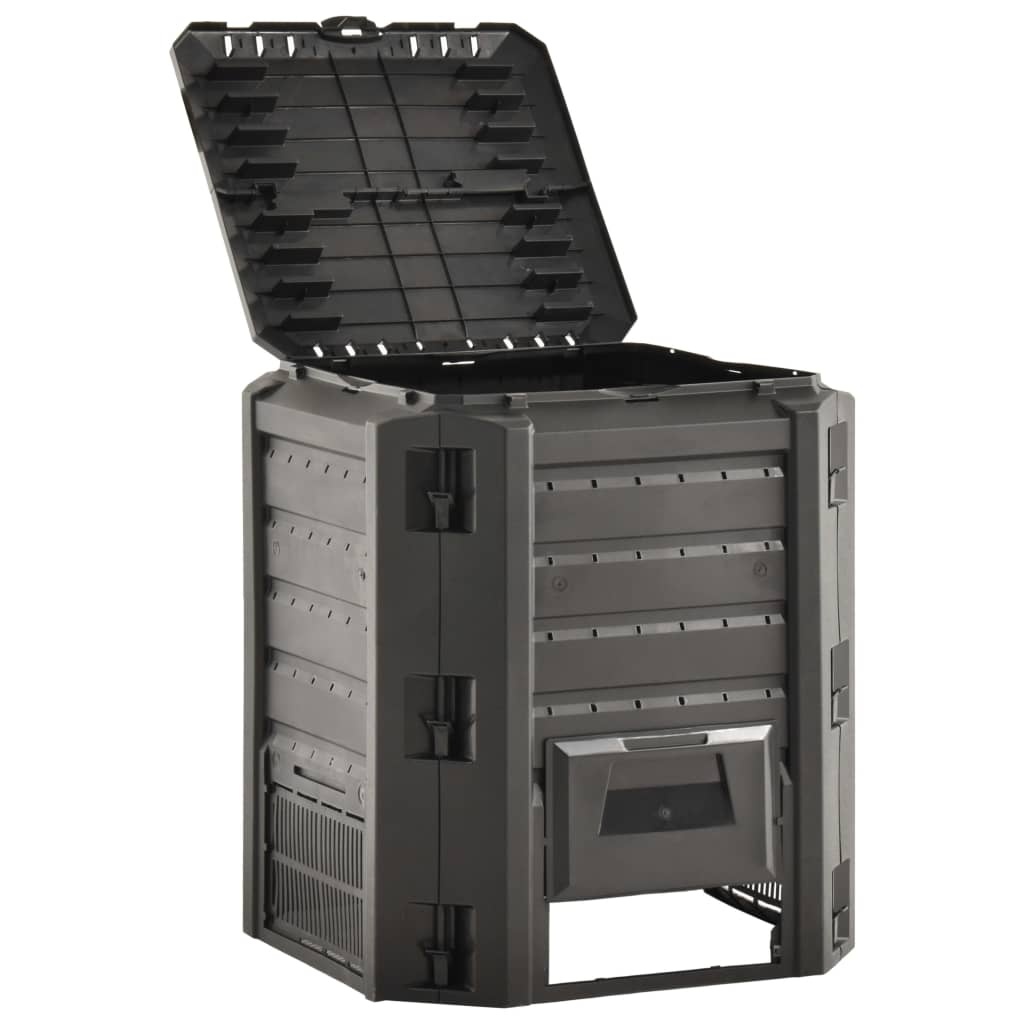 Compostbak 380L Zwart - Nu 35% Korting! Topdeal!