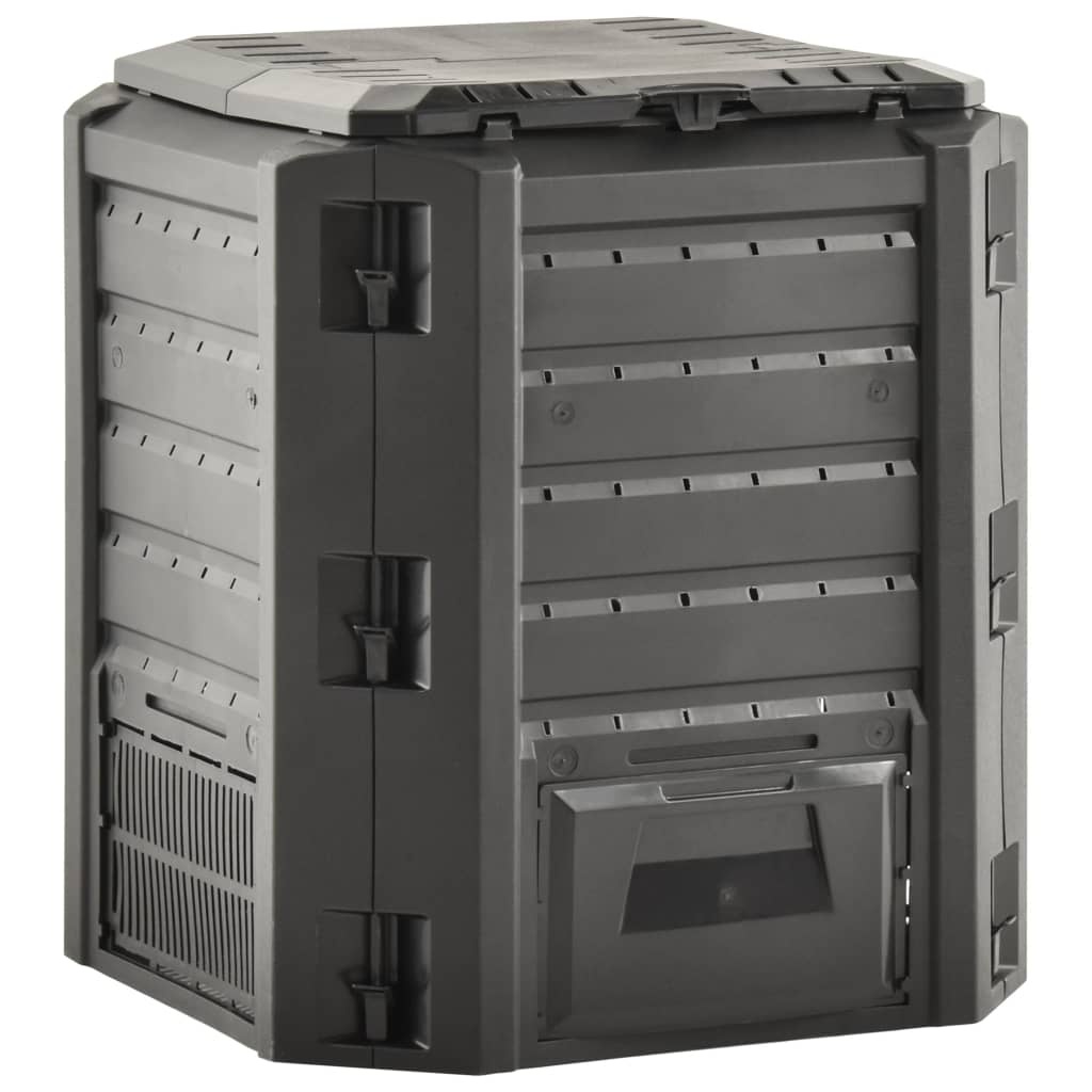 Compostbak 380L Zwart - Nu 35% Korting! Topdeal!