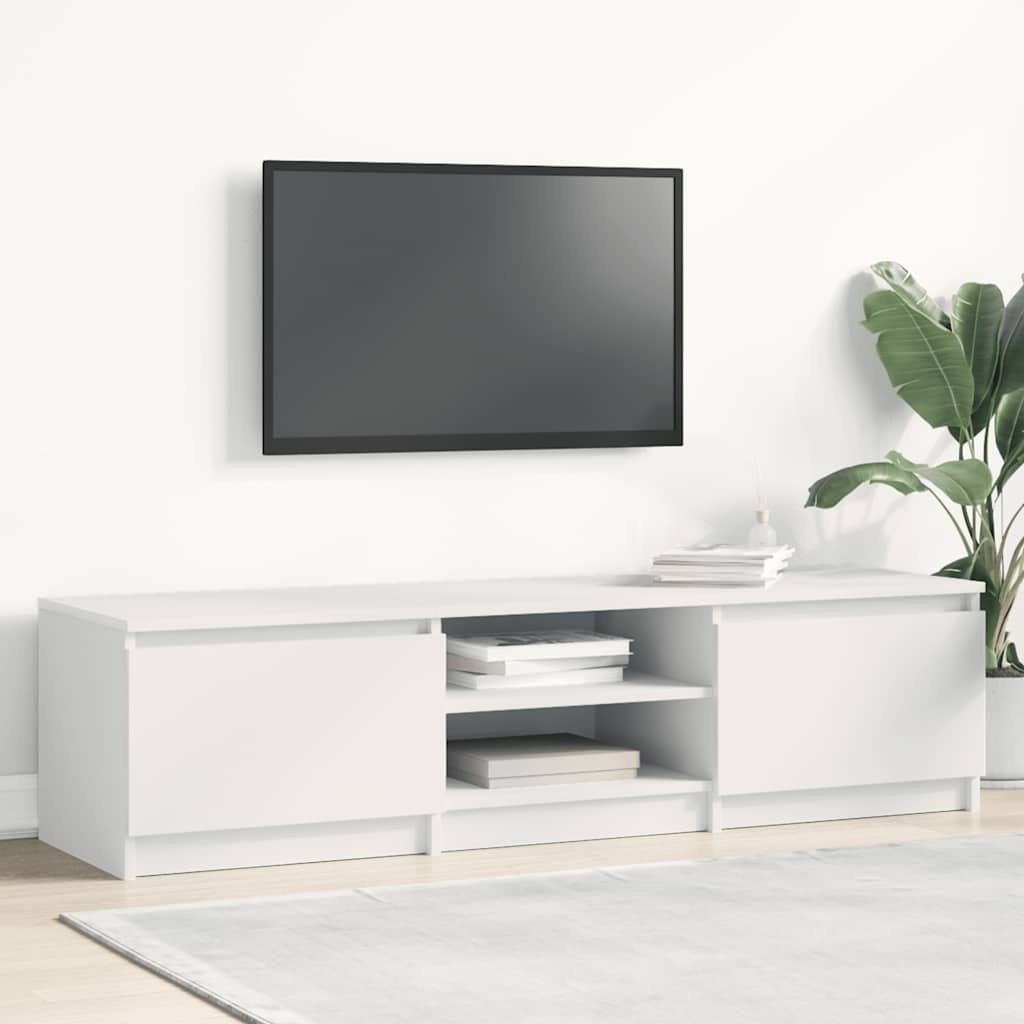 TV Meubel Wit Hout 140cm - 35% Korting! Showroommodel