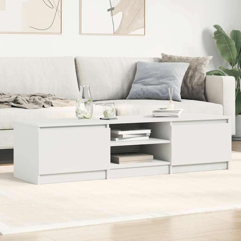 TV Meubel Wit Hout 140cm - 35% Korting! Showroommodel