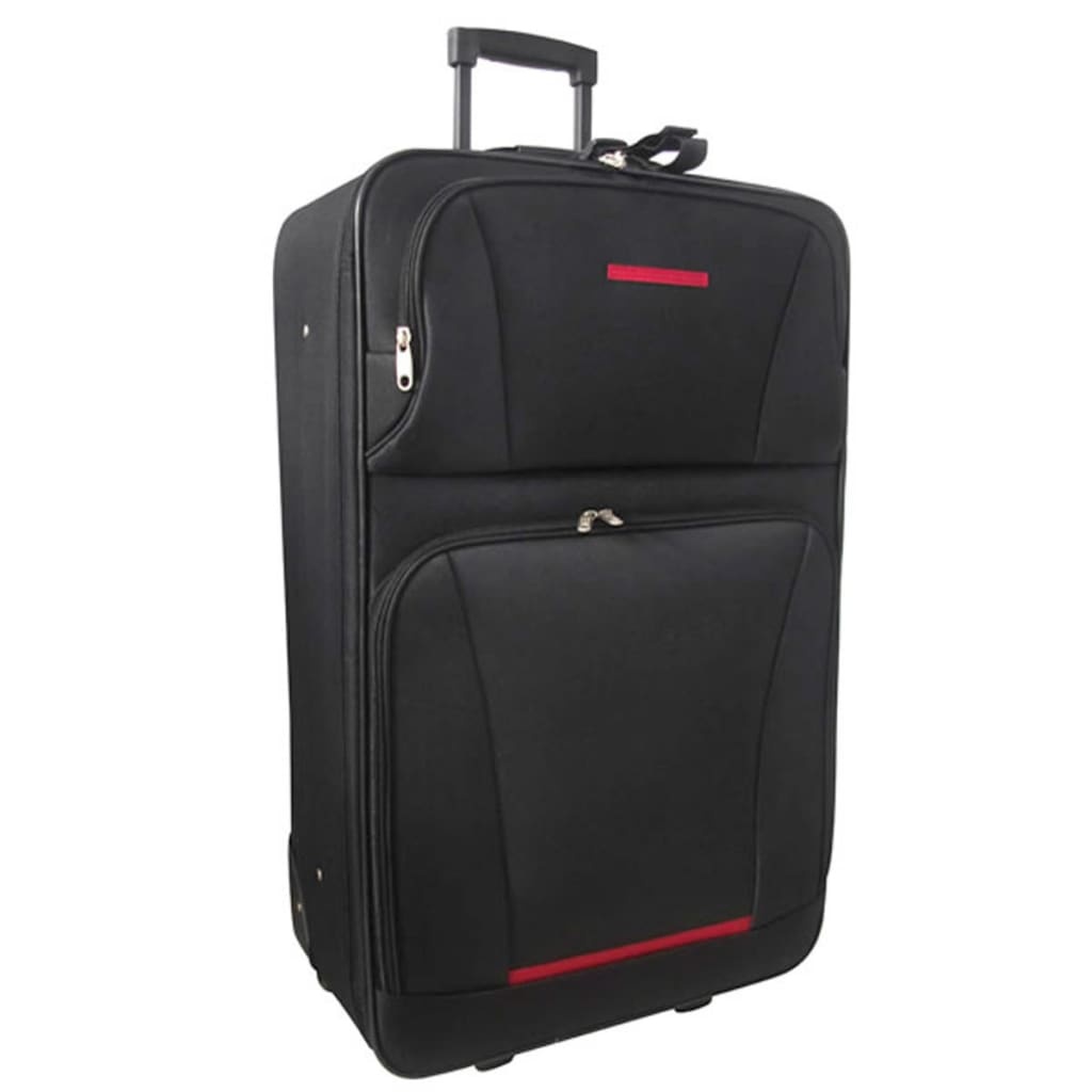 VidaXL Reiskoffer Set Zwart 5-delig - Retourdeal! 35% Korting
