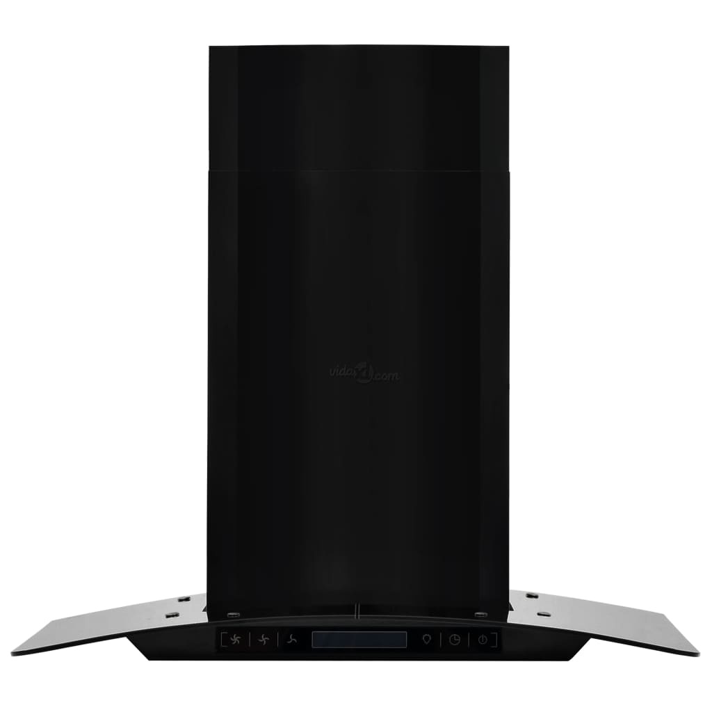 vidaXL Afzuigkap RVS Zwart 60cm -756m³/u - 35% Korting!