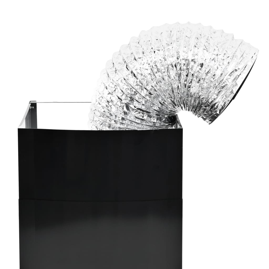 vidaXL Afzuigkap RVS Zwart 60cm -756m³/u - 35% Korting!