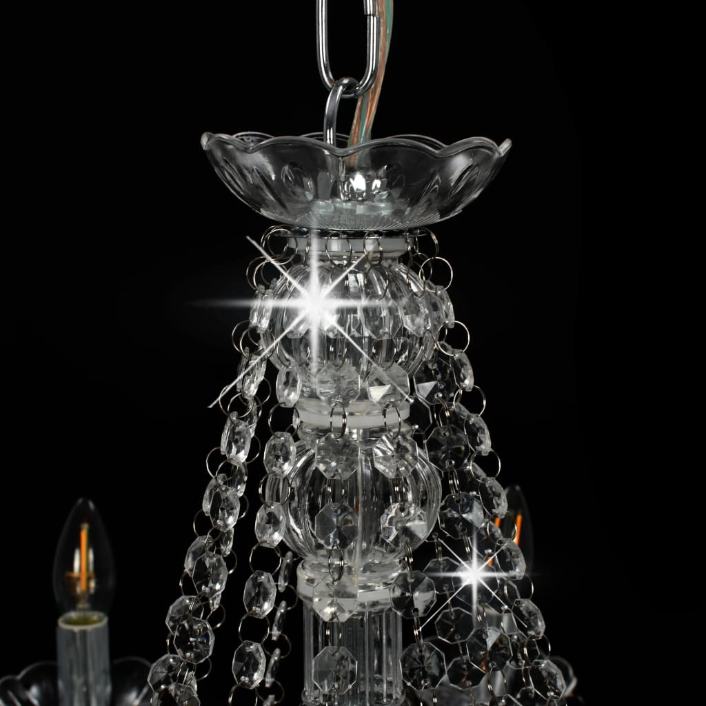 Kroonluchter Kristal Zilver 12xE14 - 35% Korting!