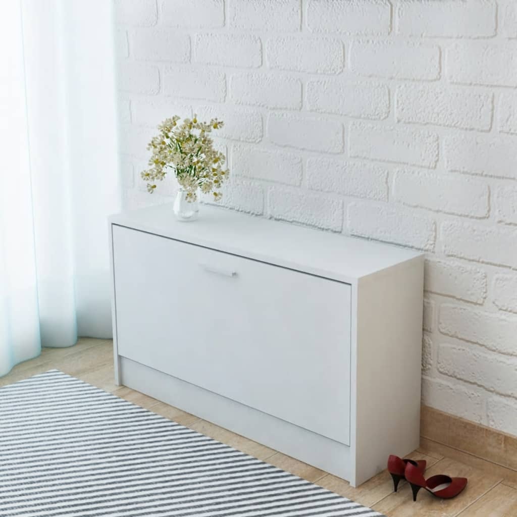 Witte Schoenenkast 80cm - Zo Goed Als Nieuw! -35%