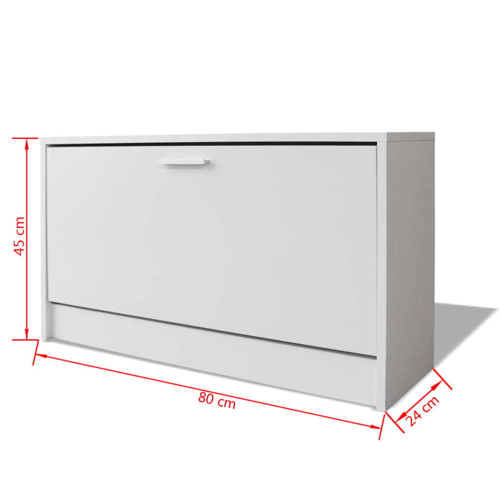 Witte Schoenenkast 80cm - Zo Goed Als Nieuw! -35%