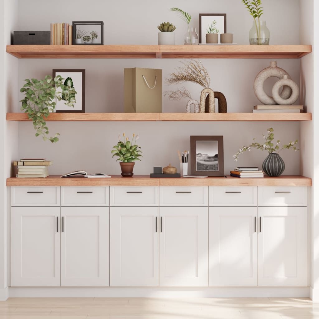 Wandschap Eiken 220x60cm Lichtbruin - 57% Korting!